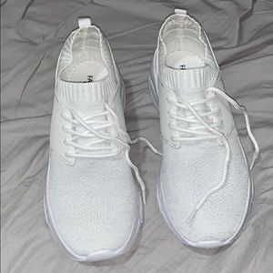 Fashion nova chunky white sneakers 7